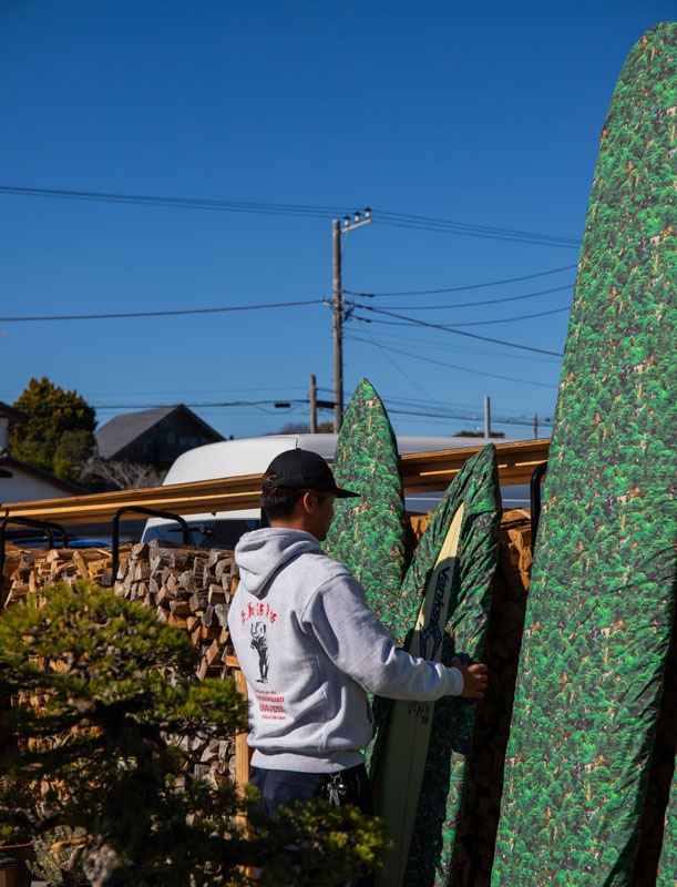 REAL BONSAI CAMOUFLAGE SURFBOARD WRAP BABY CANVAS