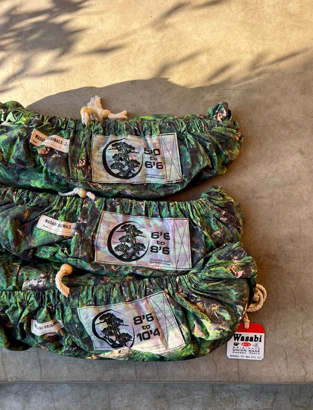 REAL BONSAI CAMOUFLAGE SURFBOARD WRAP BABY CANVAS