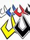 JUSTICE ICON STICKER decal size