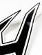 JUSTICE ICON STICKER decal size
