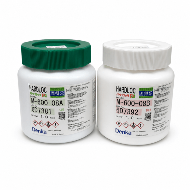 デンカ　ハードロック　M-600-08　2kgセット　(A剤1kg、B剤1kg)