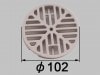 【メール便対応】LIXIL（INAX）　排水目皿　オフホワイト　【品番：M-1835/W-K】|排水部品|■浴室