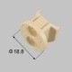 【メール便対応】LIXIL（トステム）　引戸用戸車キャップ　ニュートラル　【品番：MDQN740】|室内ドア・室内引戸|■建材