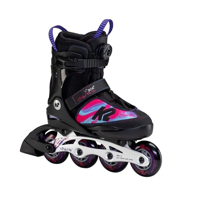 キッズ_CHARM BOA ALU PURPLE SWIRL