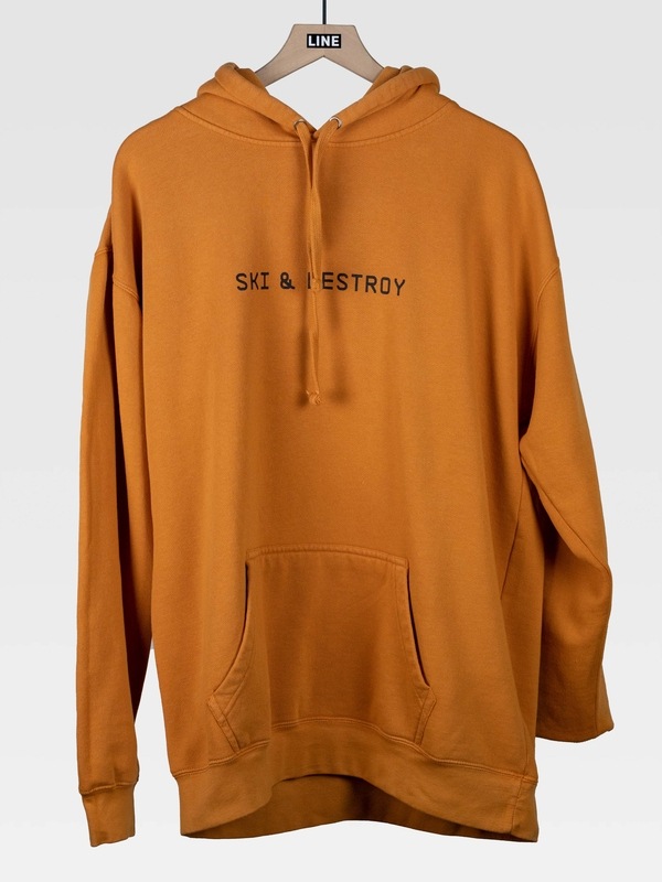 SKI & DESTROY HOODIE BURNT ORANGE