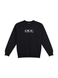 RIDE ZERO LOGO CREW SWEATSHIRT BLACK