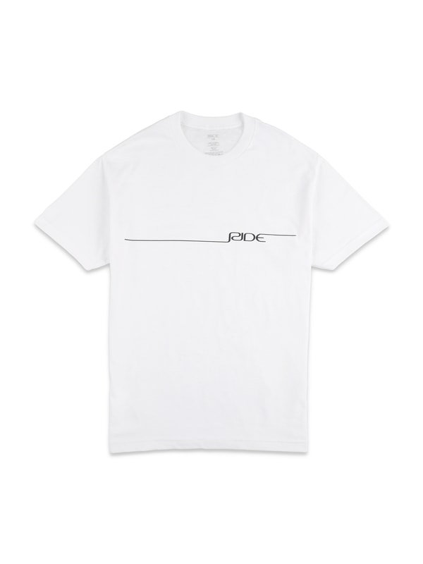 メンズ_RIDE ZERO LOGO TEE WHITE