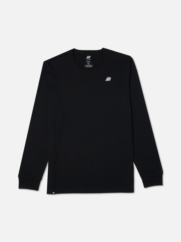 K2 LS EMBROIDERY T-SHIRT BLACK