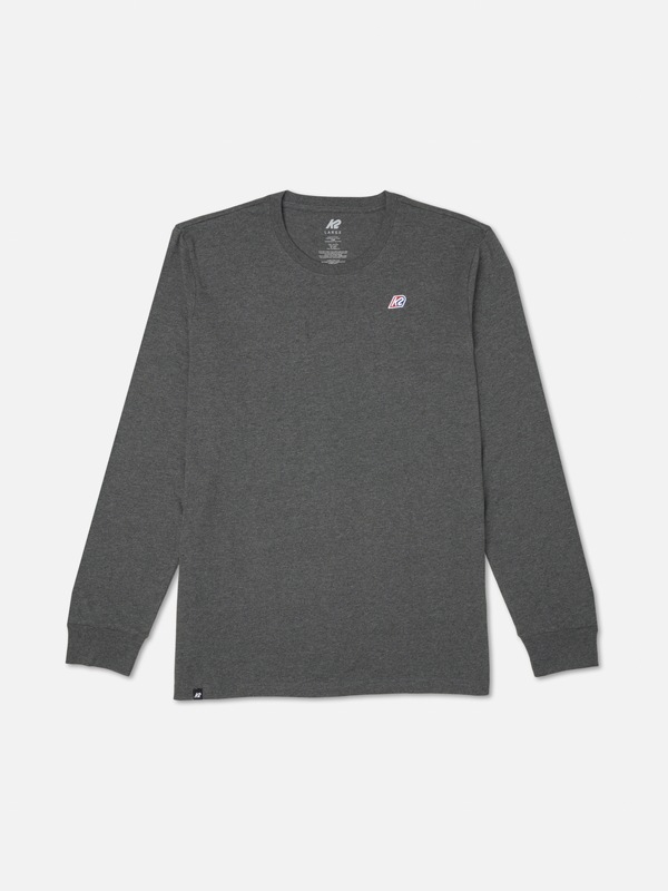 K2 LS EMBROIDERY T-SHIRT HEATHER CH