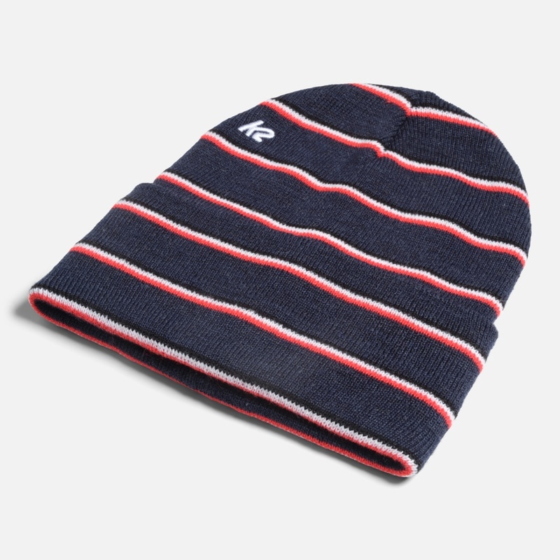 STRIPE BEANIE NAVY