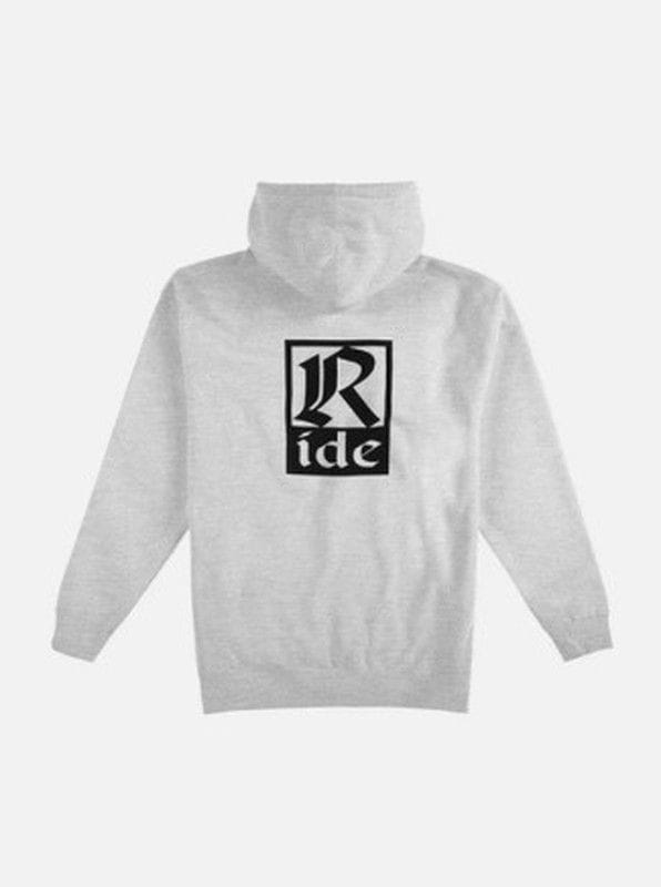 RIDE OLD ENGLISH HOODY HEATHER GREY