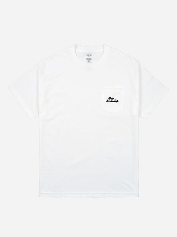 RIDE POCKET TEE WHITE
