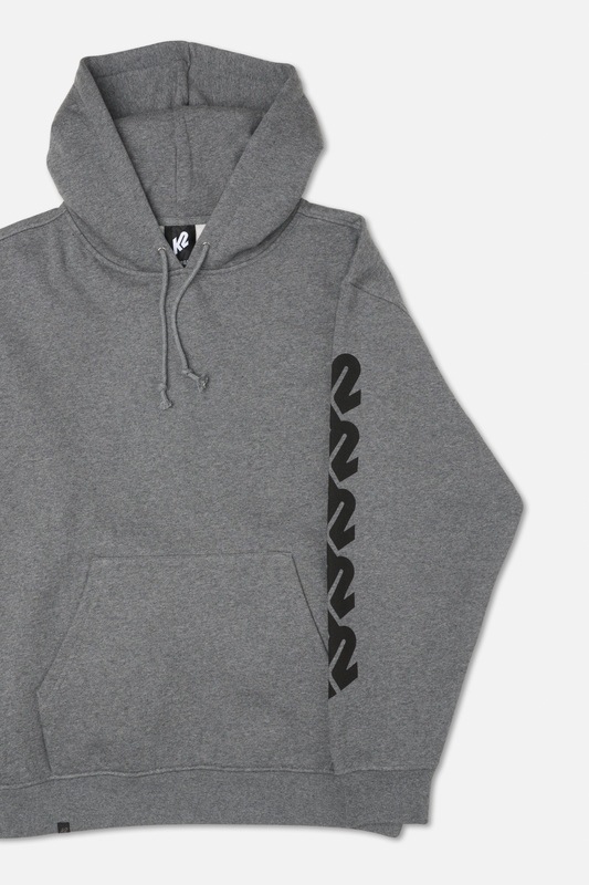 メンズ_CHAIN LOGO HOODIE HEATHER CH