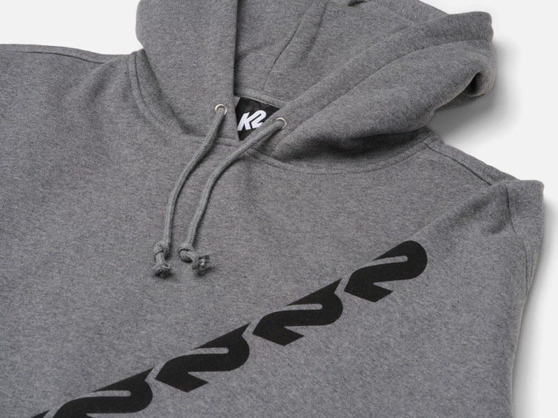 メンズ_CHAIN LOGO HOODIE HEATHER CH
