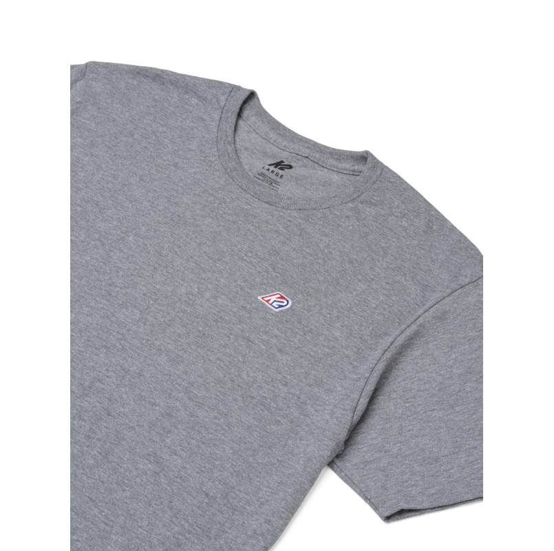 K2 EMBROIDERED T-SHIRT HEATHER GREY M