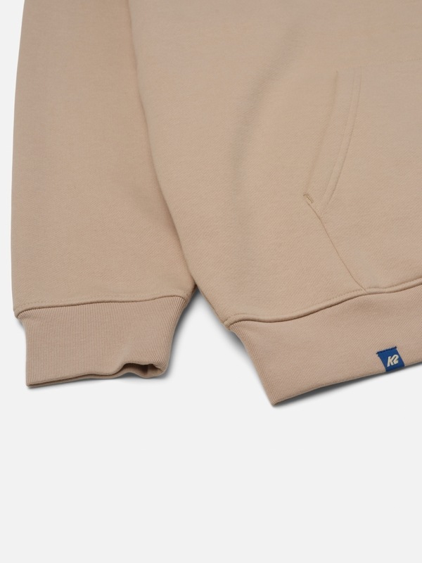 CHAIN LOGO HOODIE TAN