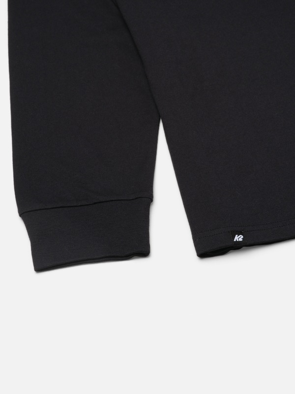 K2 LS EMBROIDERY T-SHIRT BLACK