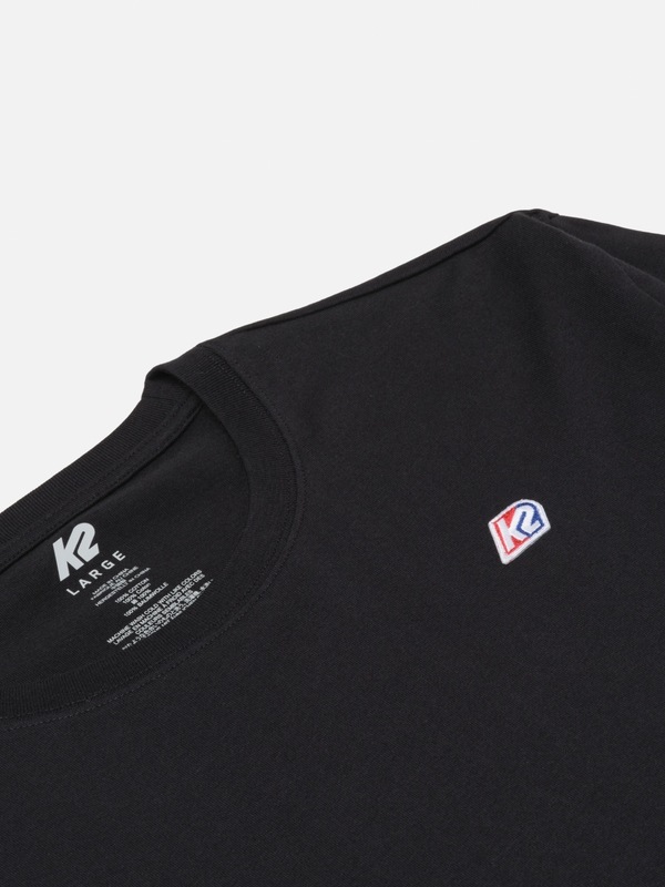 K2 LS EMBROIDERY T-SHIRT BLACK