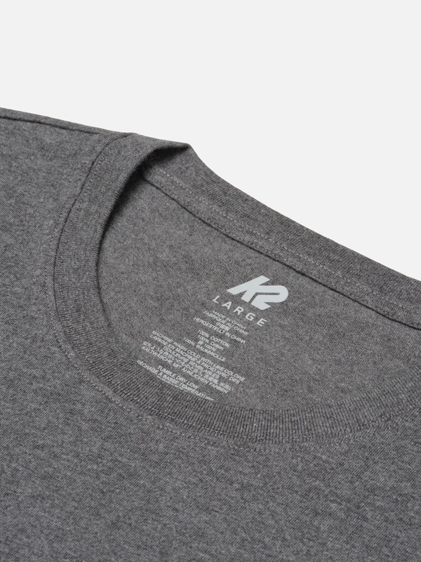 K2 LS EMBROIDERY T-SHIRT HEATHER CH