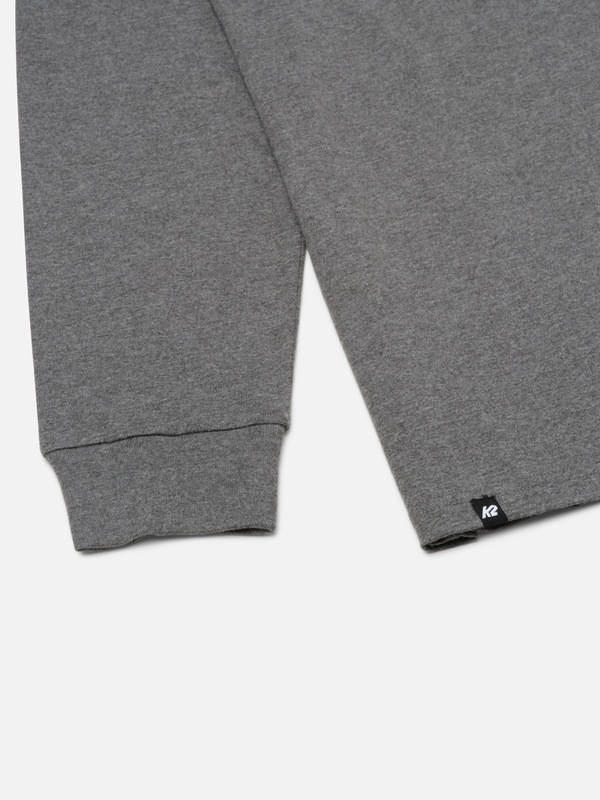 K2 LS EMBROIDERY T-SHIRT HEATHER CH