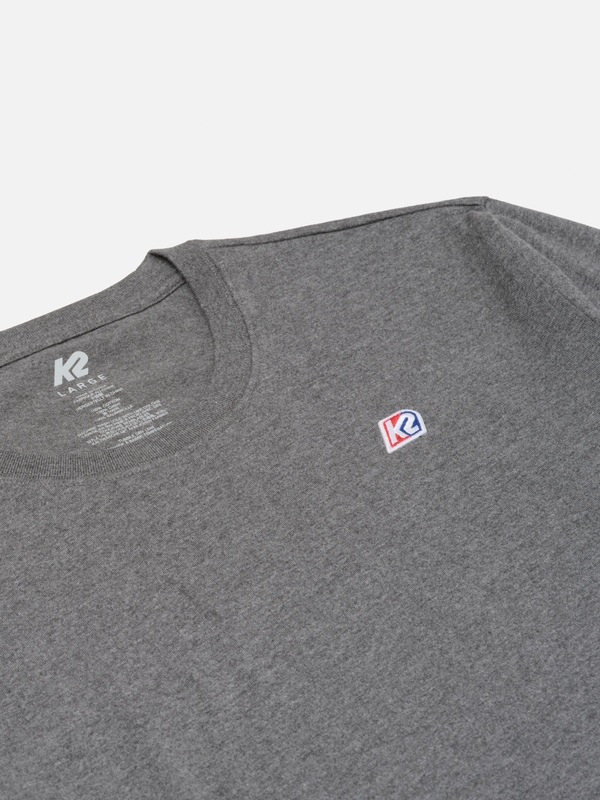 K2 LS EMBROIDERY T-SHIRT HEATHER CH
