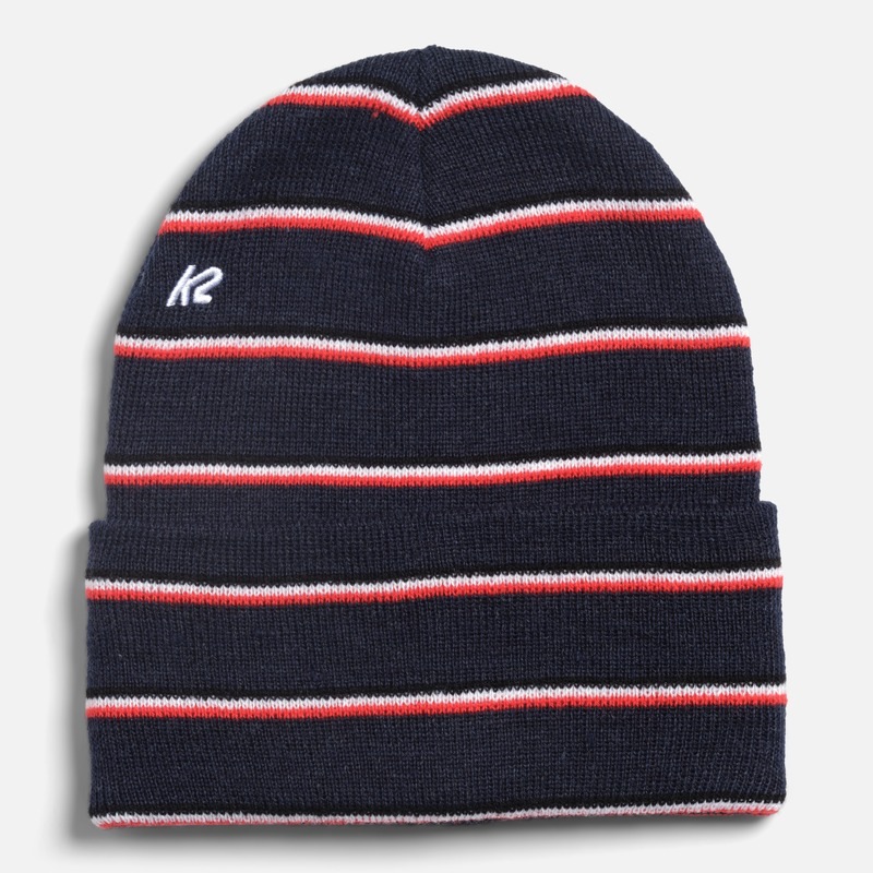 STRIPE BEANIE NAVY