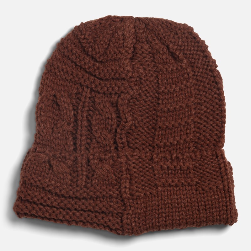 LOOSE BEANIE BROWN