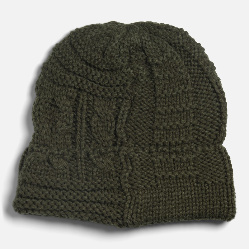 LOOSE BEANIE D GREEN