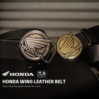 HONDA Collab Wing Leather Belt / ۥ 󥰥쥶٥