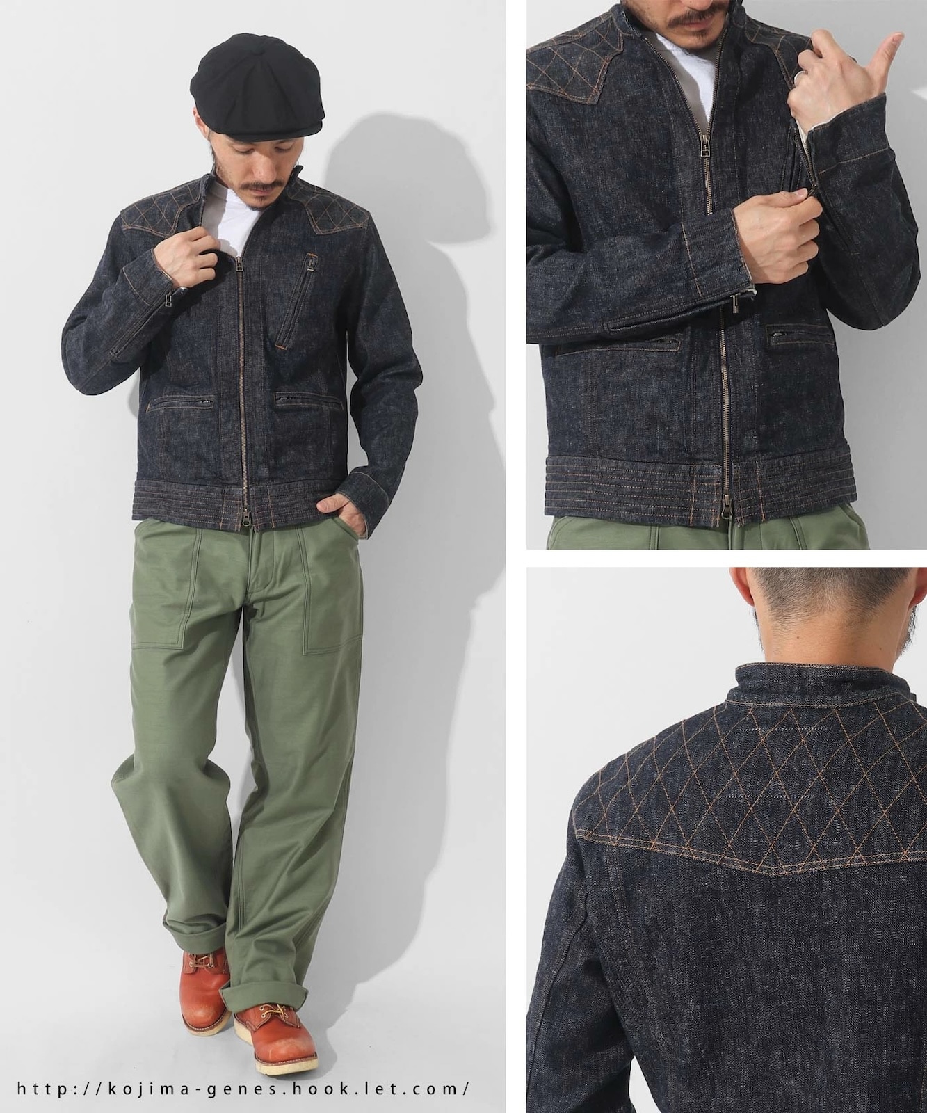 13oz Denim Stretch Single Riders Jacket / 13oz ǥ˥ॹȥå 󥰥饤㥱å