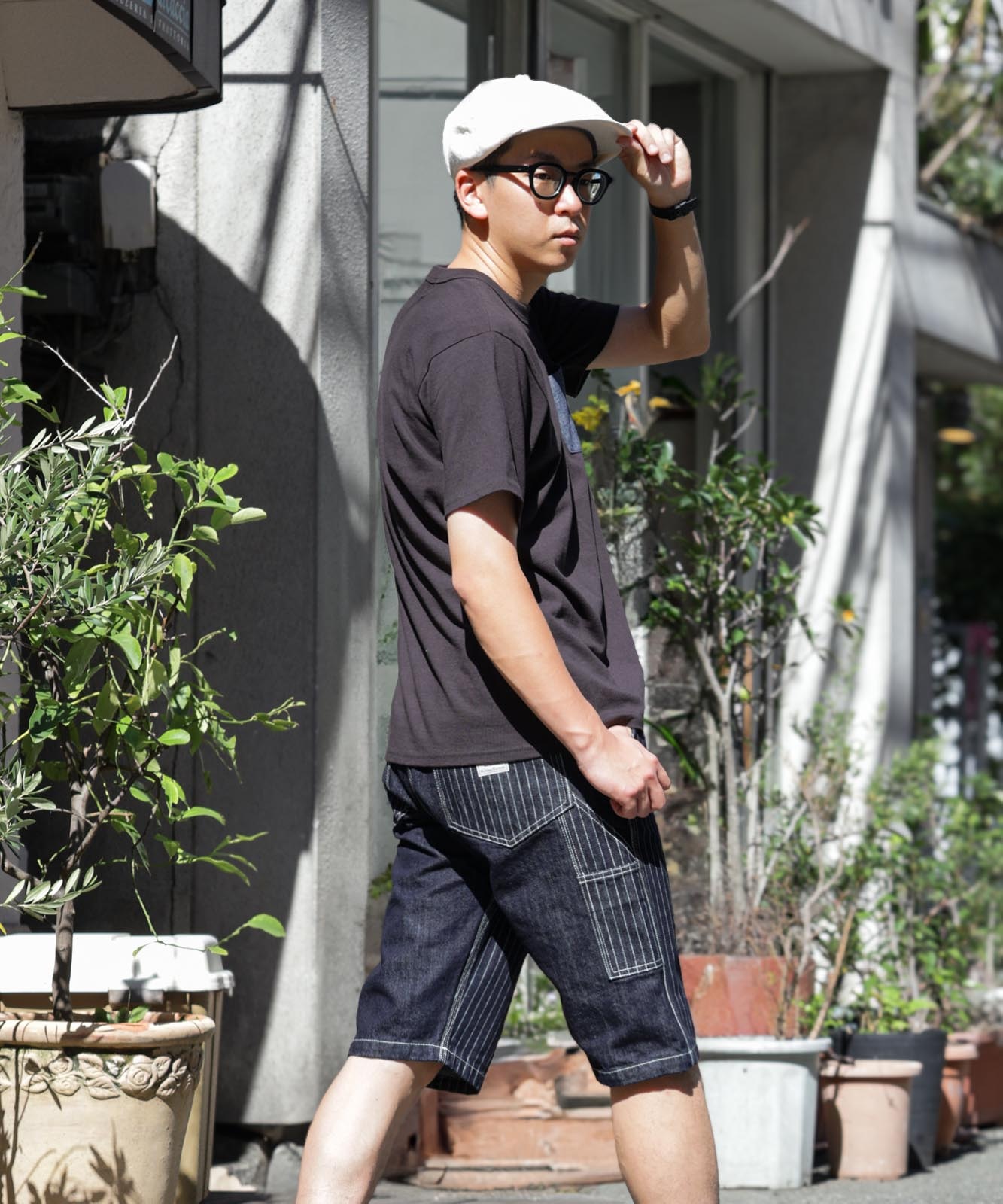 13oz Wabash Combo Painter Shorts / 13oz ウォバッシュコンボ