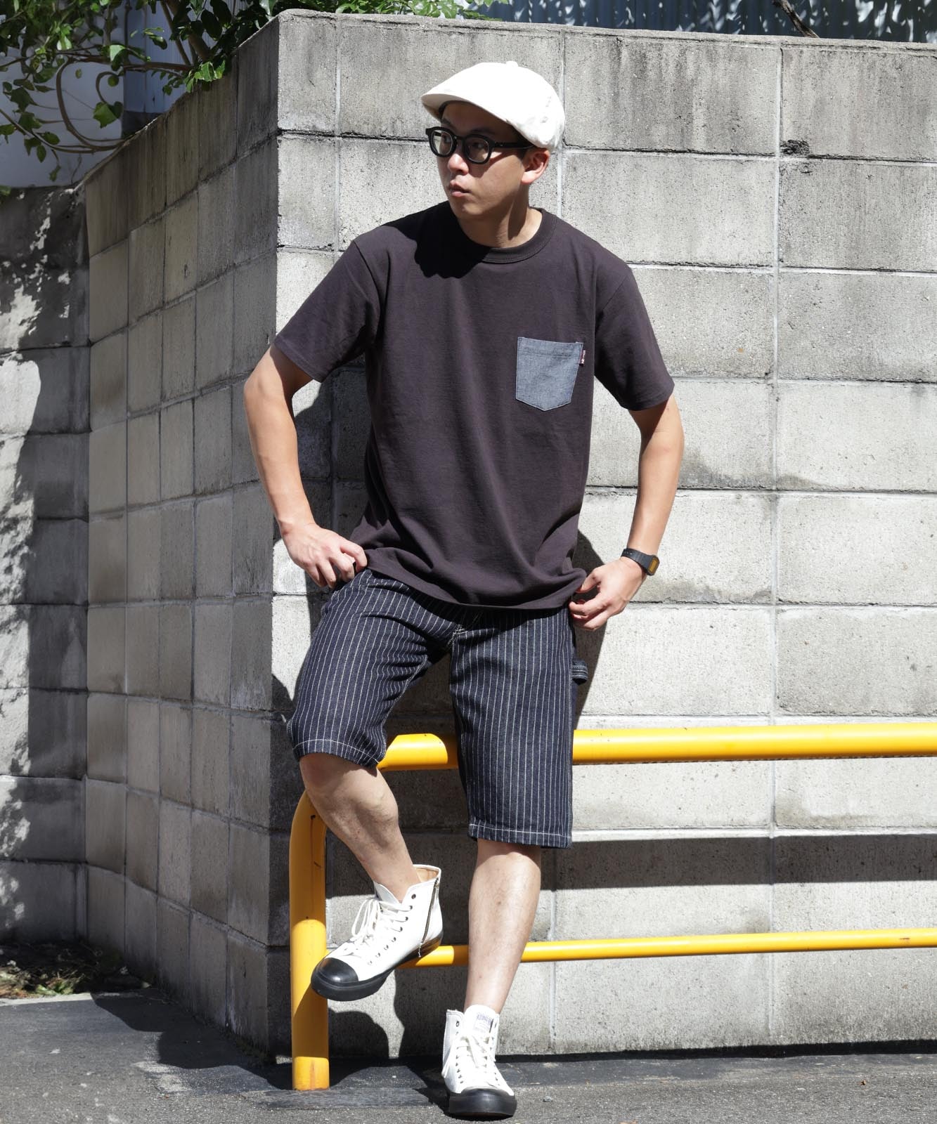 13oz Wabash Combo Painter Shorts / 13oz ウォバッシュコンボ