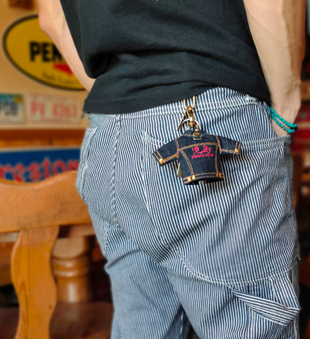 Denim Jacket Key Holder / デニムジャケットキーホルダー