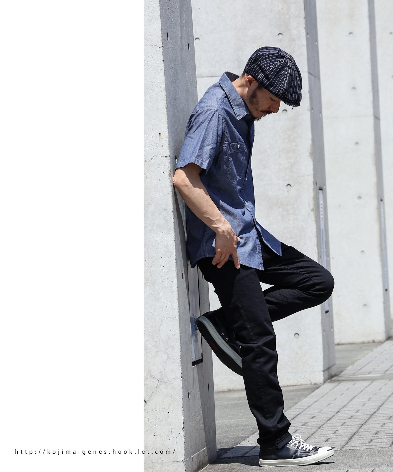 Stretch Black Slim Denim / ストレッチブラックスリムデニム