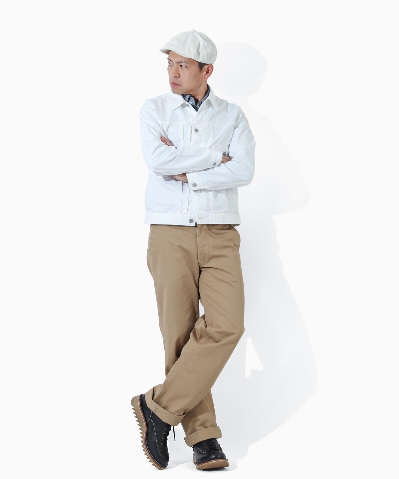 9oz Zimbabwe White Denim Jacket 2nd Type / 9oz ジンバブエ ホワイト