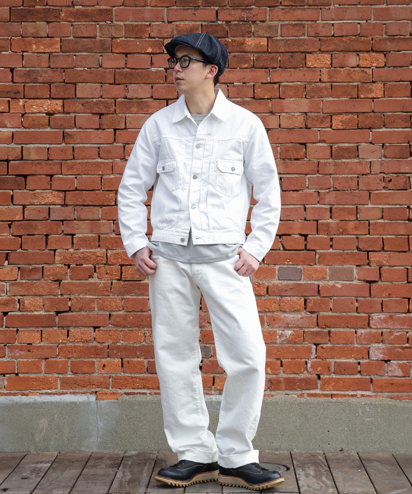 9oz Zimbabwe White Denim Wide / 9oz ジンバブエ ホワイトデニム