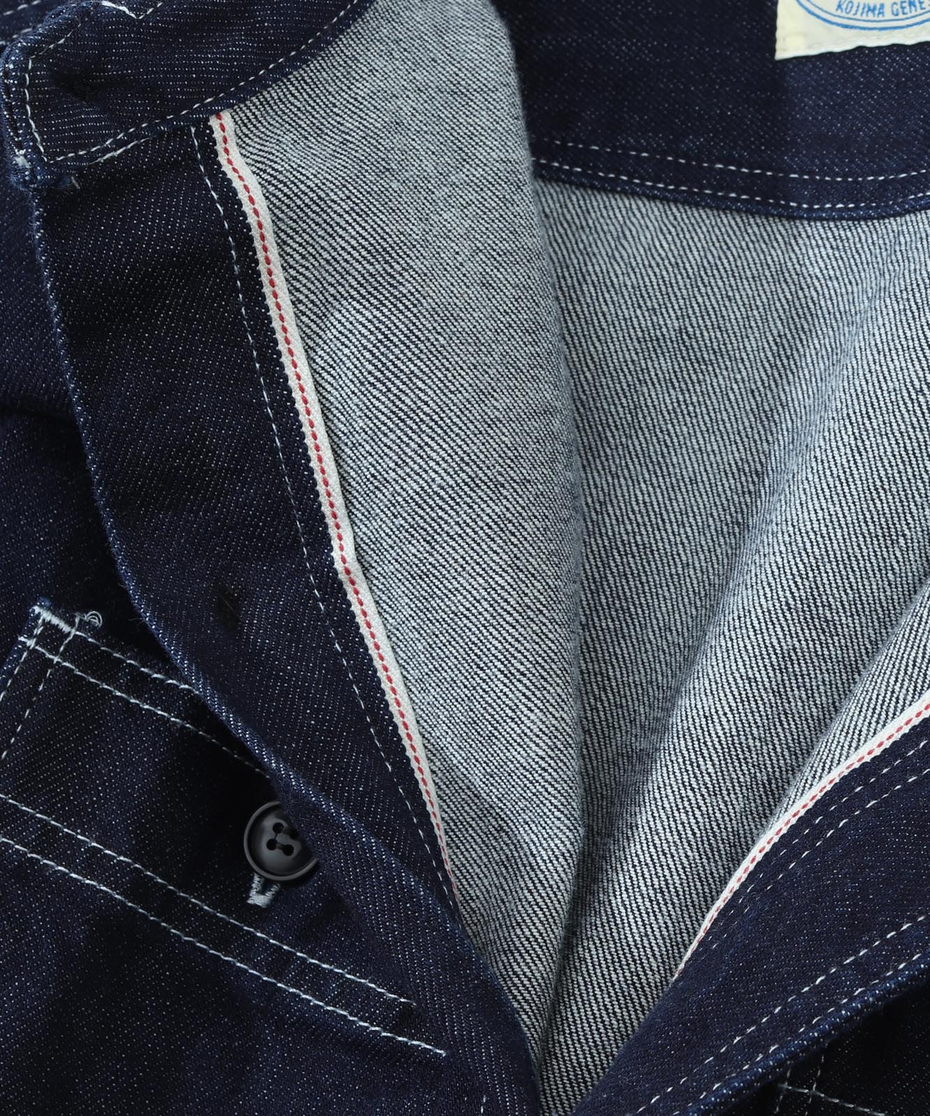 12oz Selvedge Denim Work Shirt by KGR / 12oz セルビッチ デニムワークシャツ by KGR