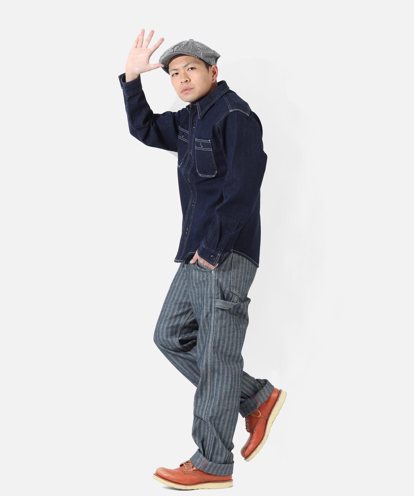 12oz Selvedge Denim Work Shirt by KGR / 12oz セルビッチ デニム