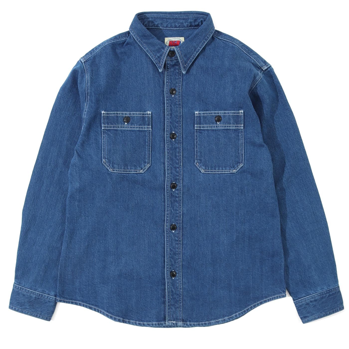 12oz Selvedge Denim Work Shirt Used Well by KGR / 12oz セルビッチ