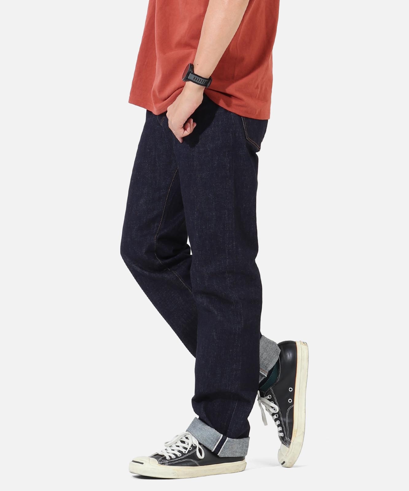 14oz Selvedge Straight Denim Button Fly / 14ozセルビッチ