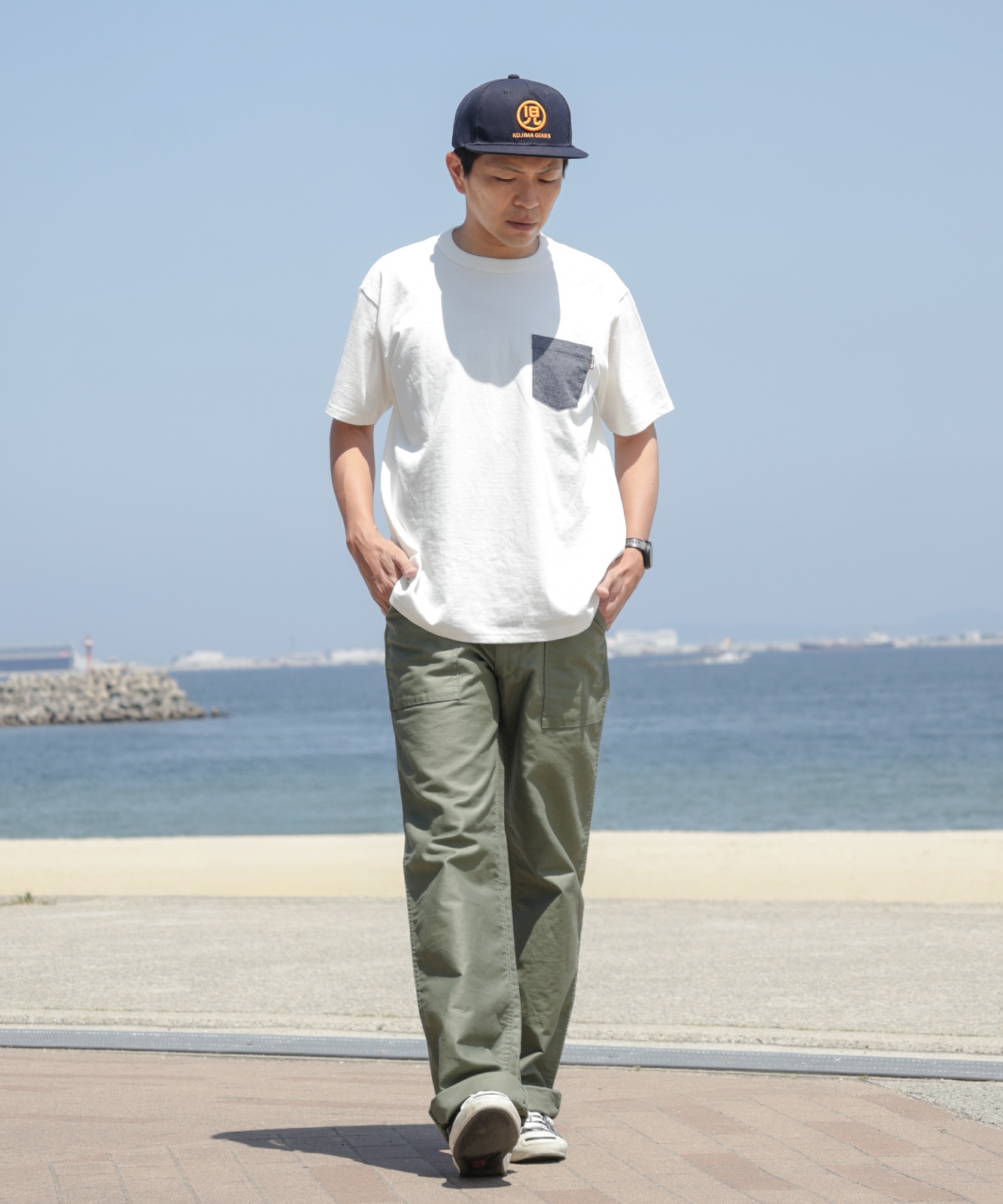 Kojima Genes Logo Baseball Cap / 児島ジーンズロゴ ベースボールキャップ