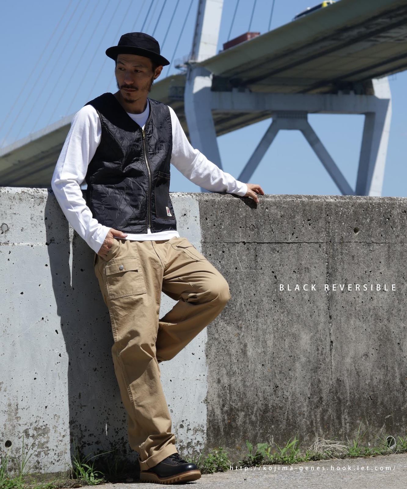 aerogel reversible vest by KGR / エアロゲルリバーシブルベスト by