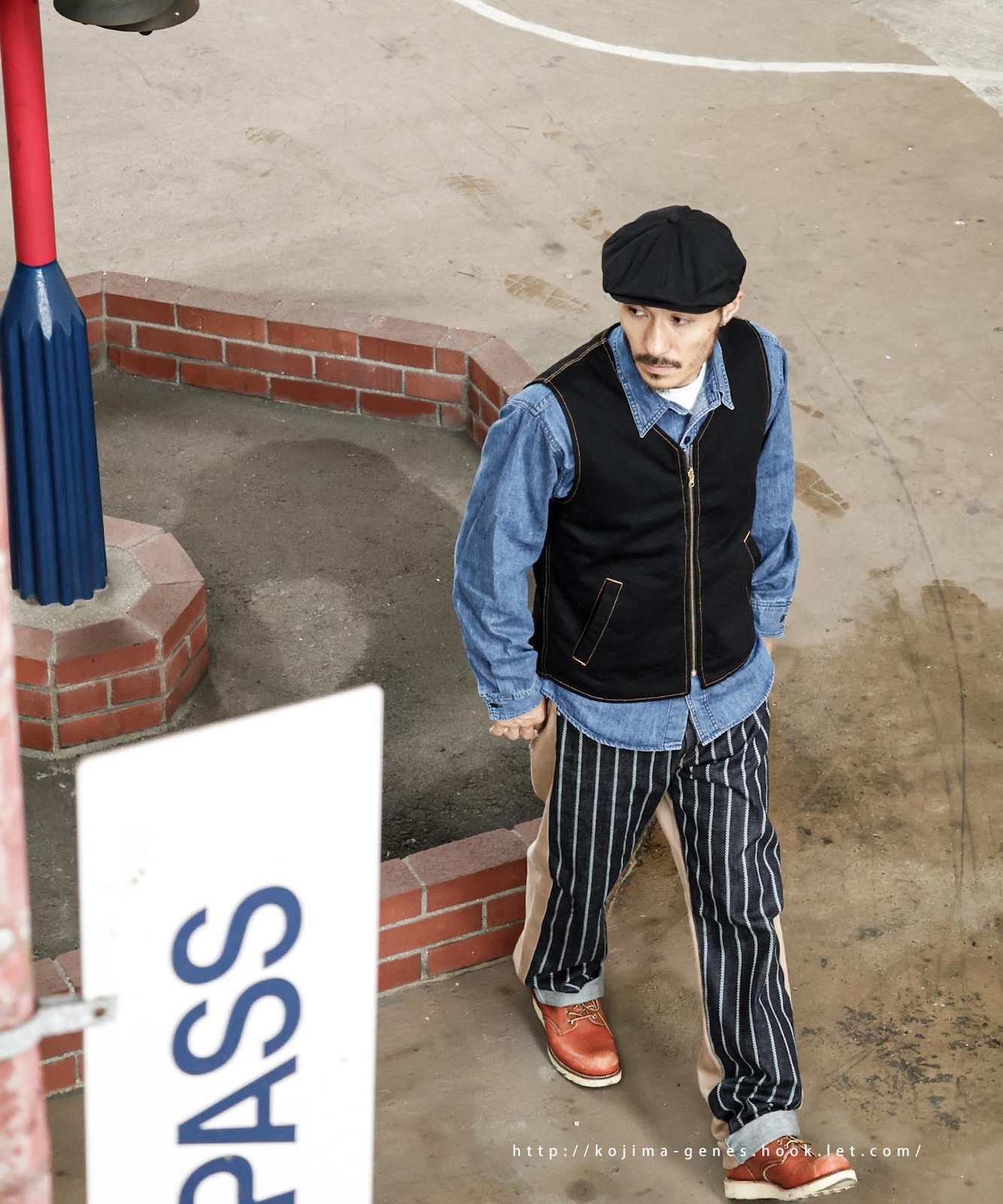 エアロゲル リバーシブル ベスト KGR 児島 ジーンズ aerogel reversible vest by KGR / エアロゲルリバーシブルベスト by