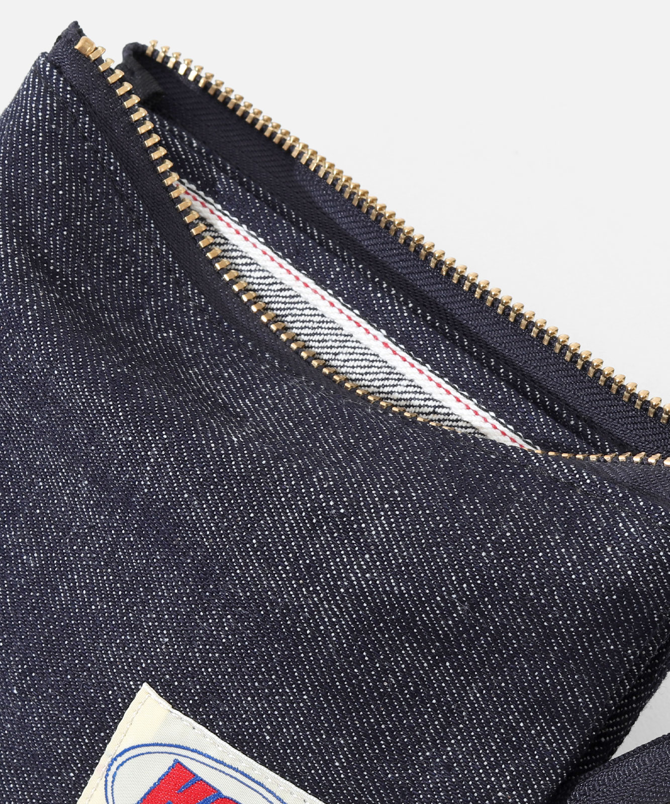 Selvedge Denim Pouch L Size by KGR / セルビッチデニムポーチ Lサイズ by KGR