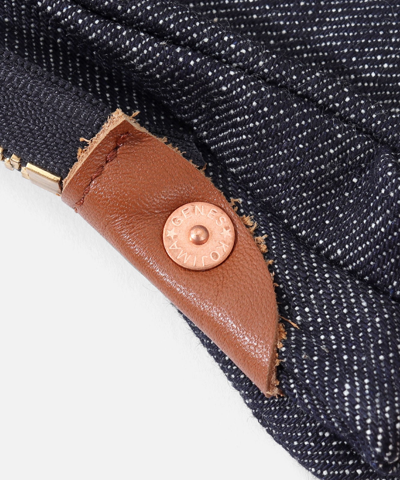Selvedge Denim Pouch L Size by KGR / セルビッチデニムポーチ Lサイズ by KGR