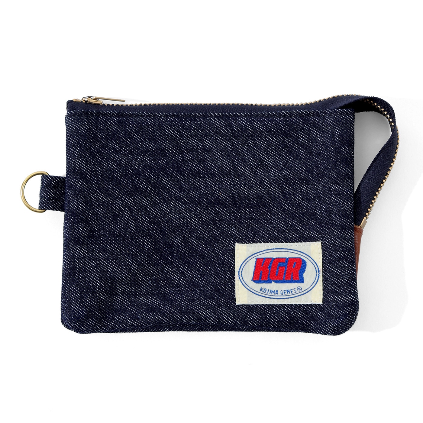 Selvedge Denim Pouch L Size by KGR / セルビッチデニムポーチ Lサイズ by KGR