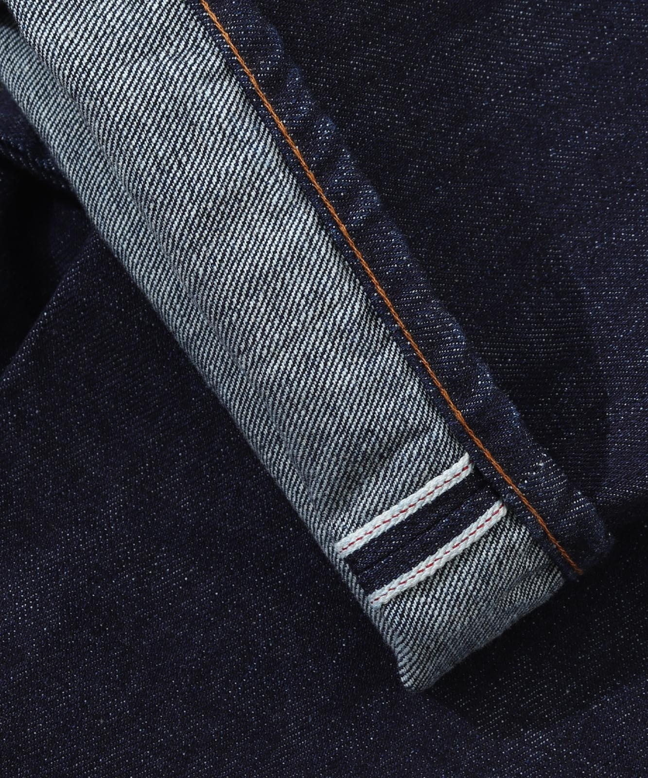 14oz Selvedge Straight Denim Button Fly / 14oz セルビッチ