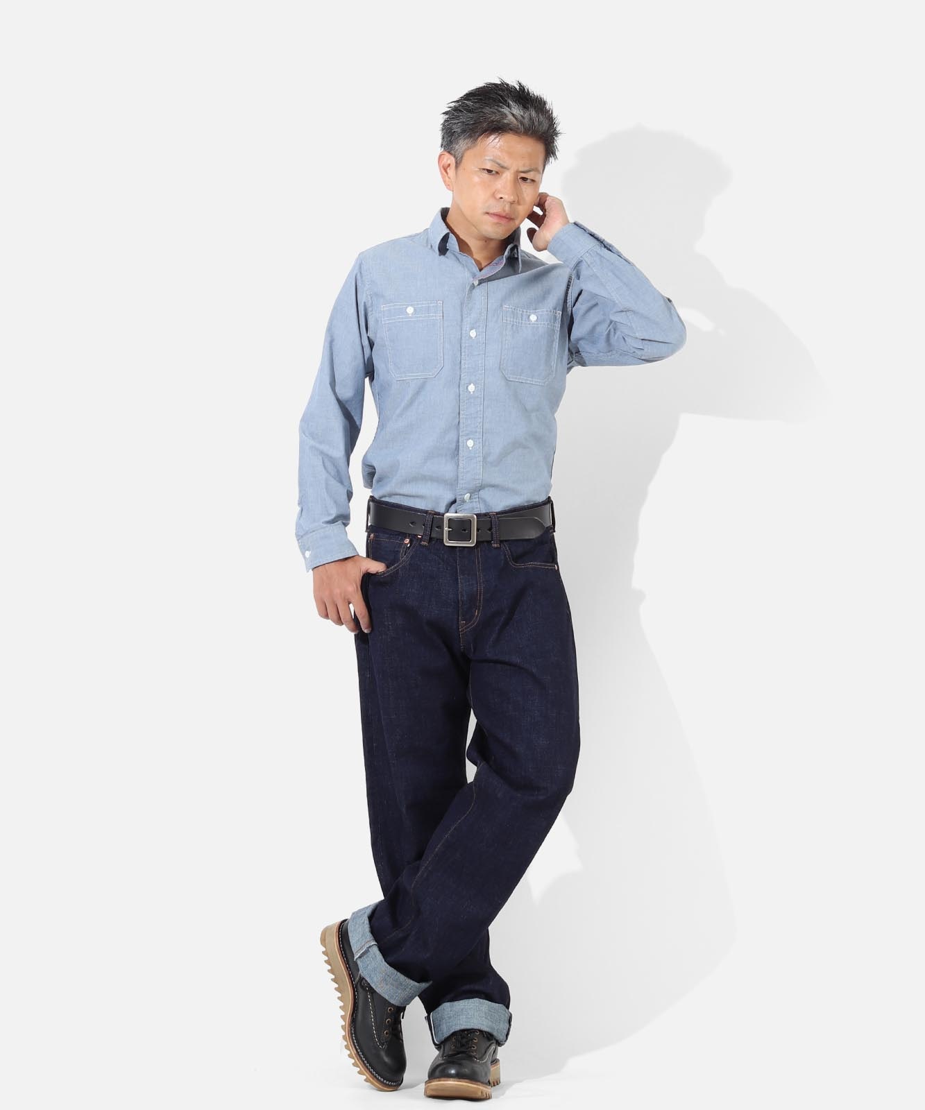 14oz Selvedge Wide Denim / 14oz セルビッチ ワイド デニム