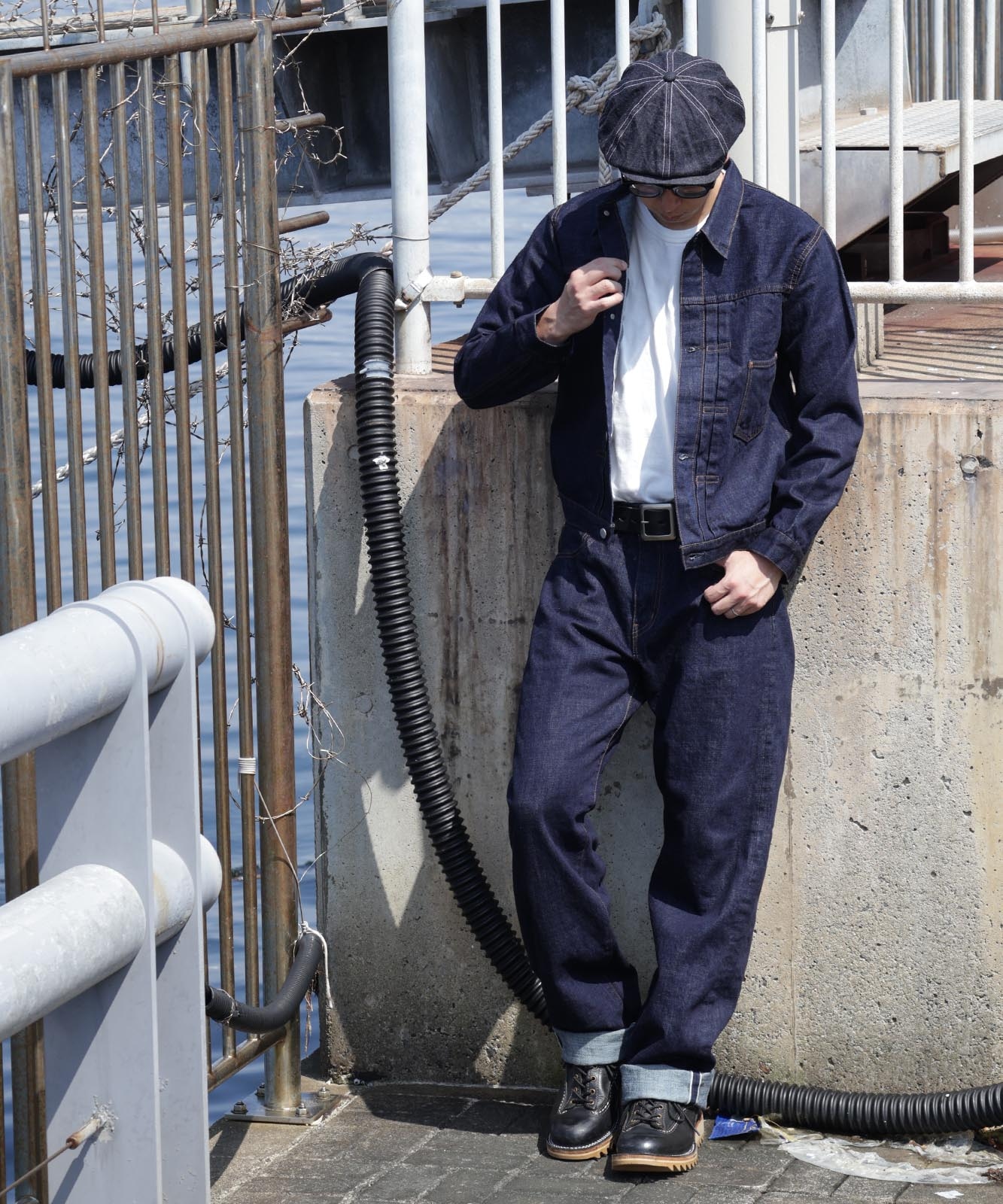 14oz Selvedge Wide Denim / 14oz セルビッチ ワイド デニム | All
