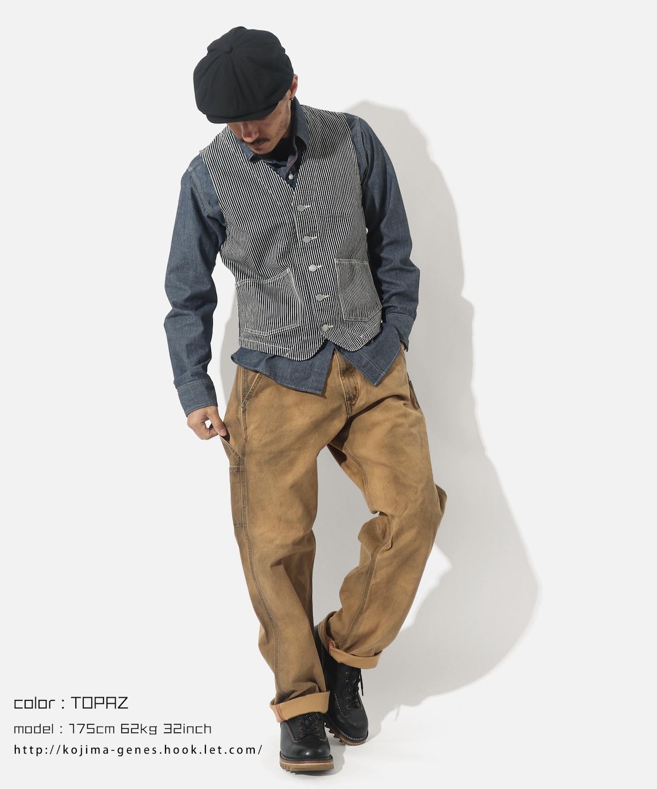 Fujikinbai Dusty Painter Pants / 富士金梅ダスティーペインターパンツ